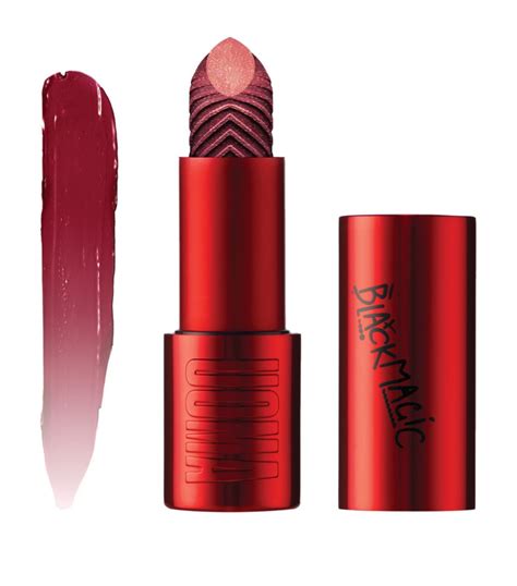 Uoma black magic high shine lipstick color lineup